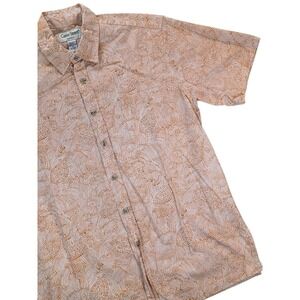 Vintage Cooke Street Honolulu Men's Hawaiian Waves Turtles Button Down Size M